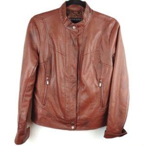 Bernardo Vegan Leather Moto Jacket - Size XL